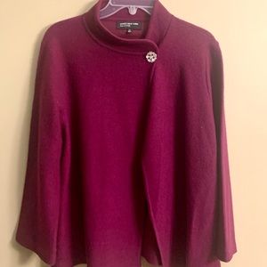 Jones NY 1 button flowy cardigan, size XL.  NWOT!